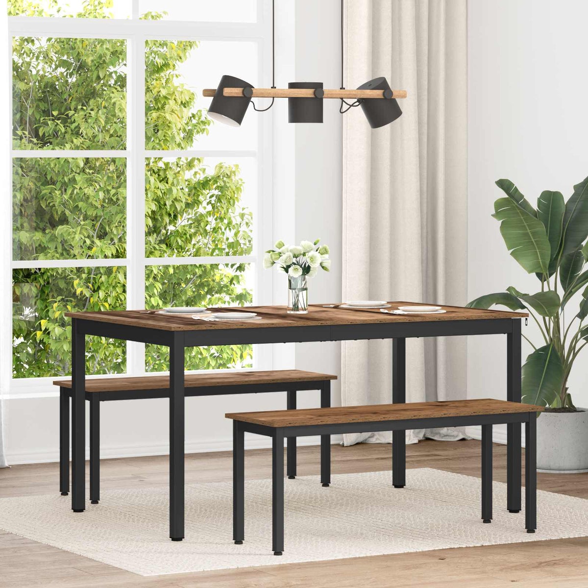 Dining Tables 150 x 90 x 75 cm Engineered Wood Old Wood
