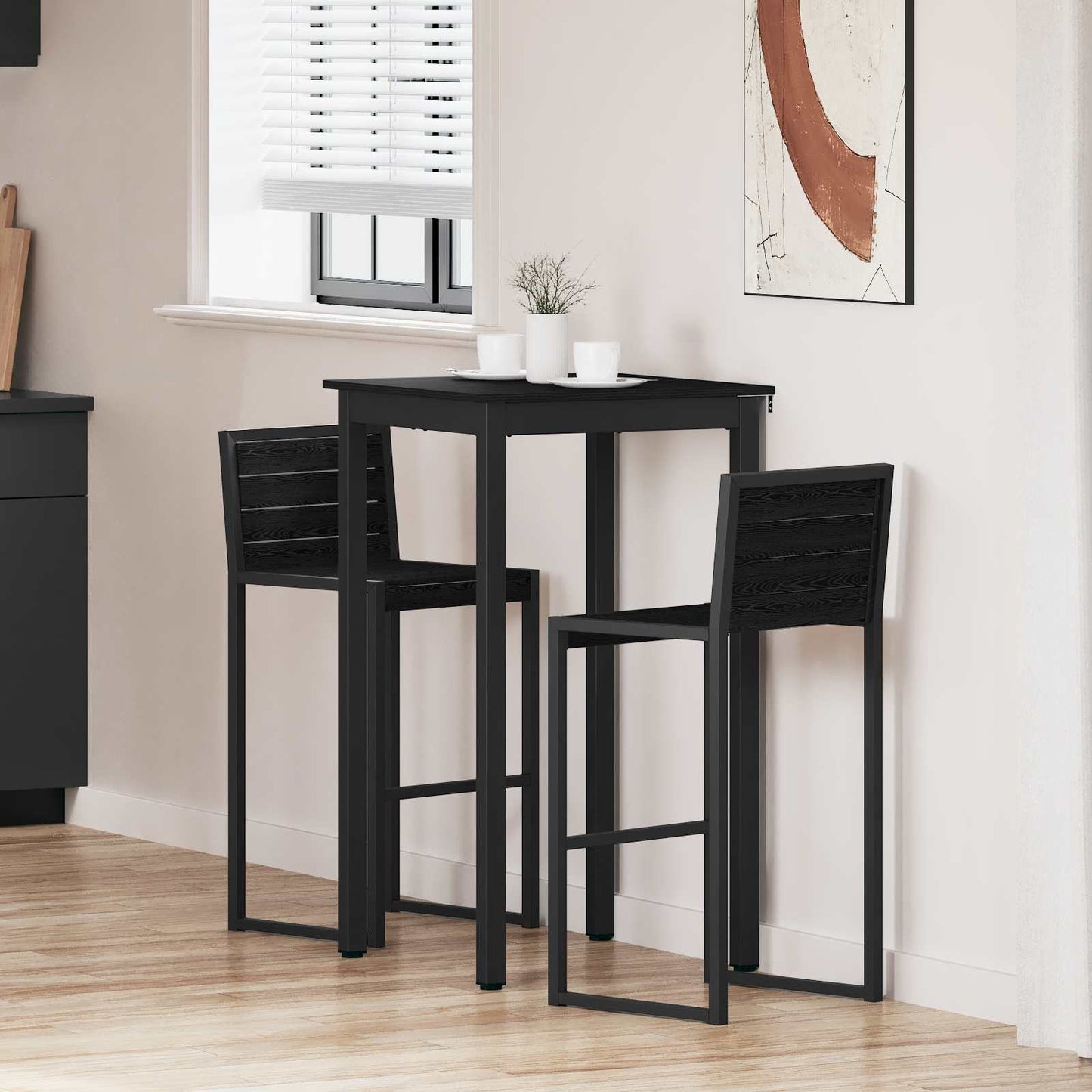 Standing Bar Table Engineered Wood