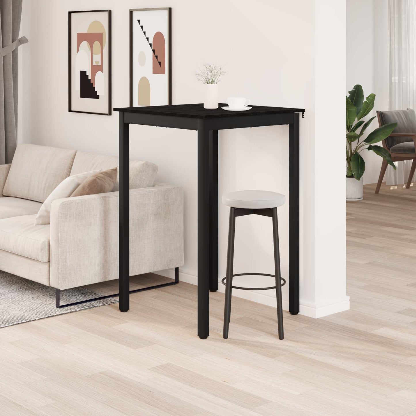 Standing Bar Table Engineered Wood