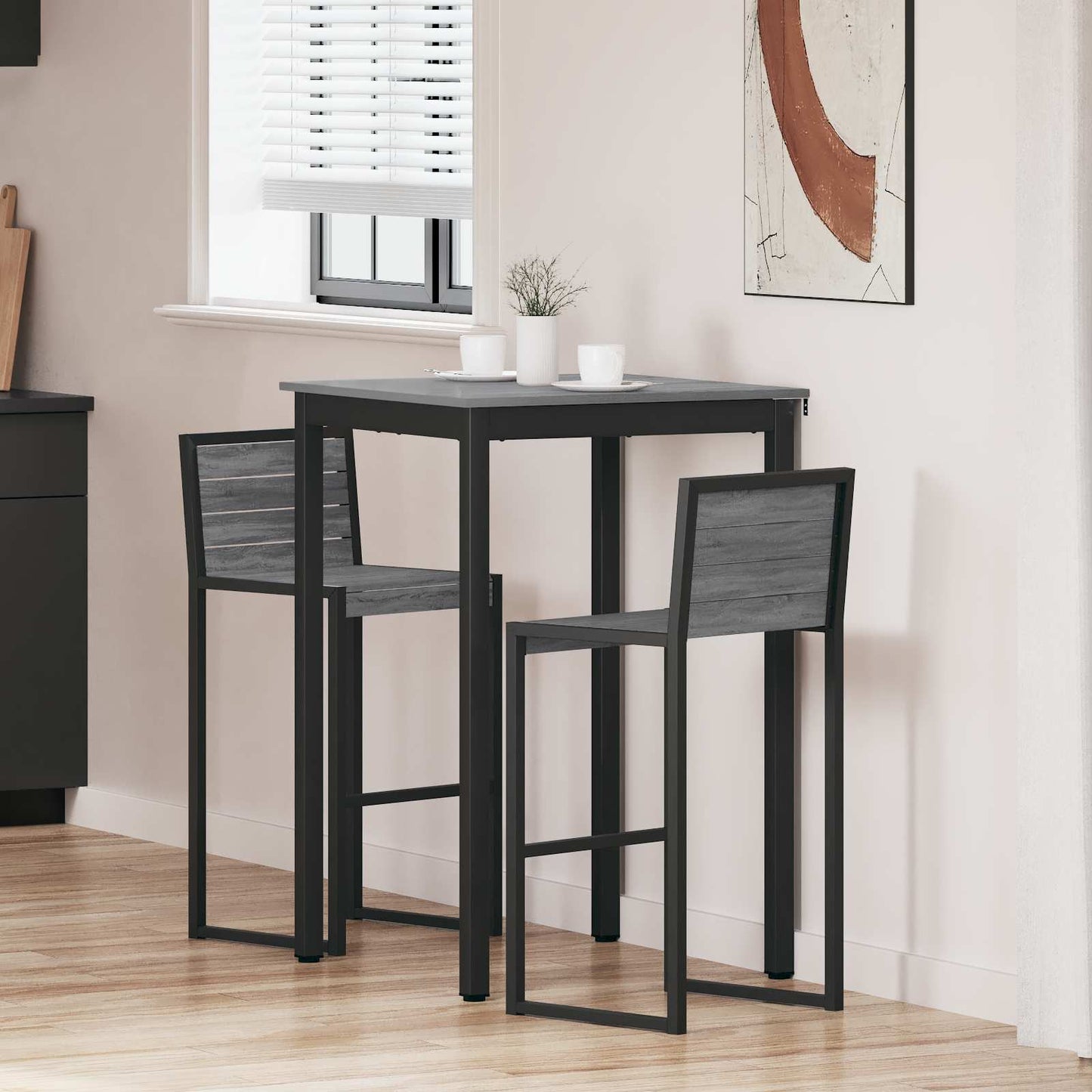 Standing Bar Table Engineered Wood