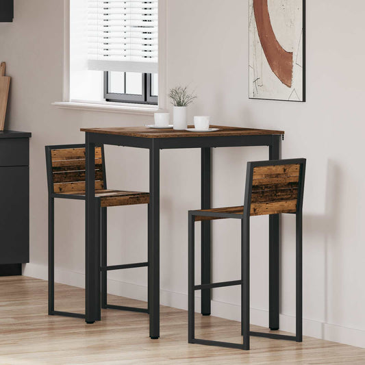 Standing Bar Table Engineered Wood