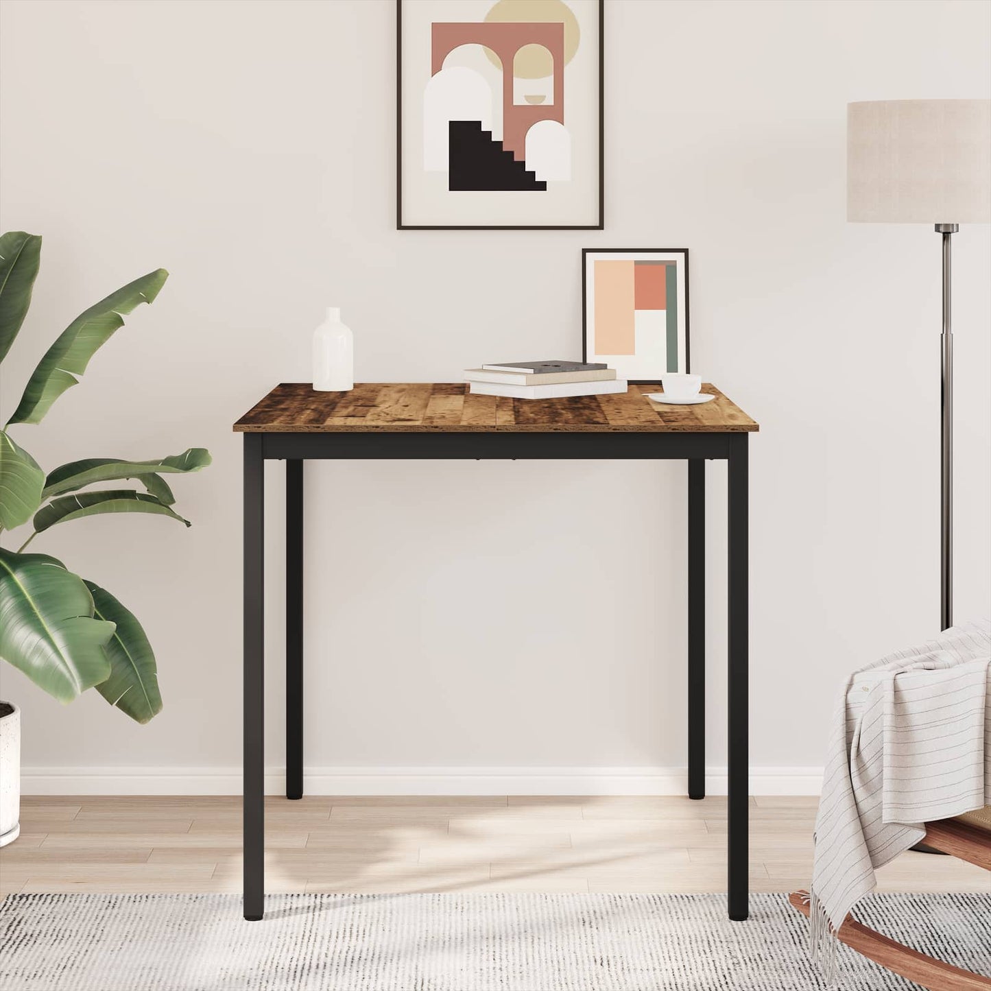 Standing Bar Table Engineered Wood
