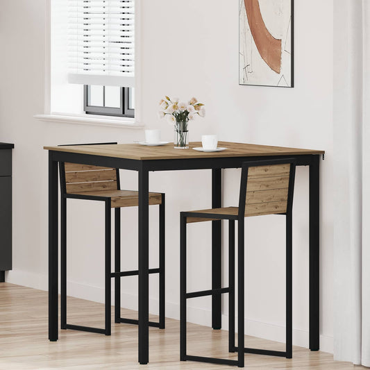 Standing Bar Table Engineered Wood