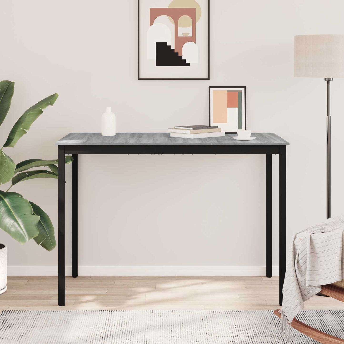 Standing Bar Table Engineered Wood