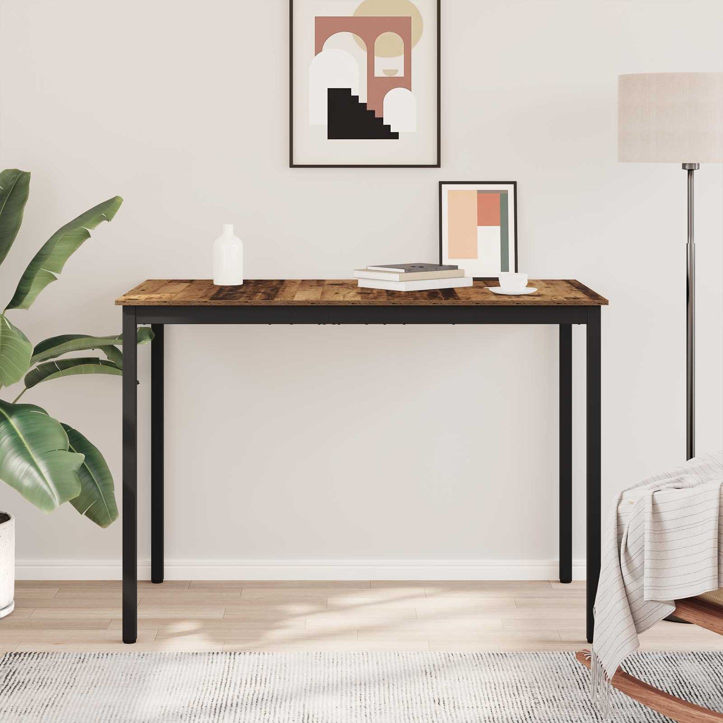 Standing Bar Table Engineered Wood