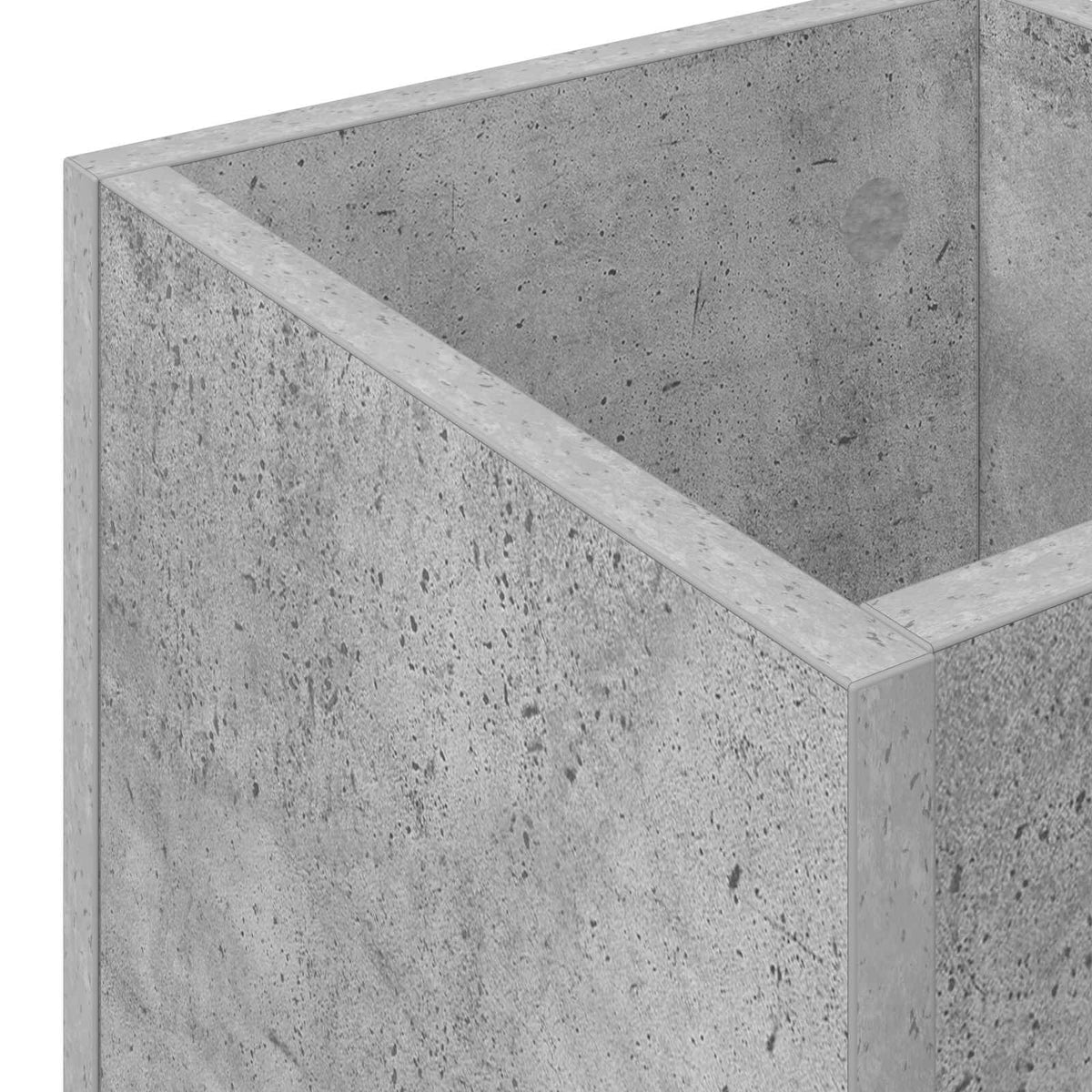 Umbrella Stand Concrete Grey 25 x 24.5 x 64 cm Engineered Wood