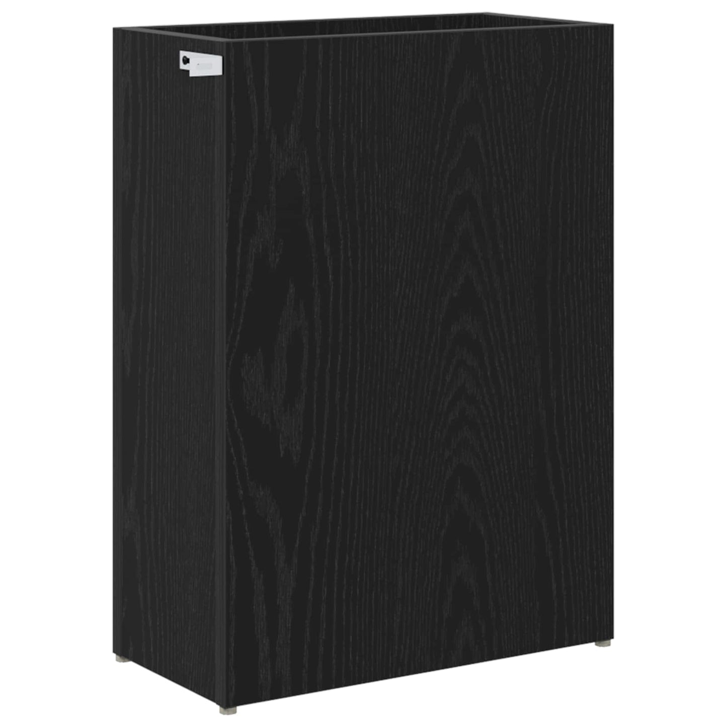 Umbrella Stand Black Oak 40 x 20 x 55.5 cm Engineered Wood