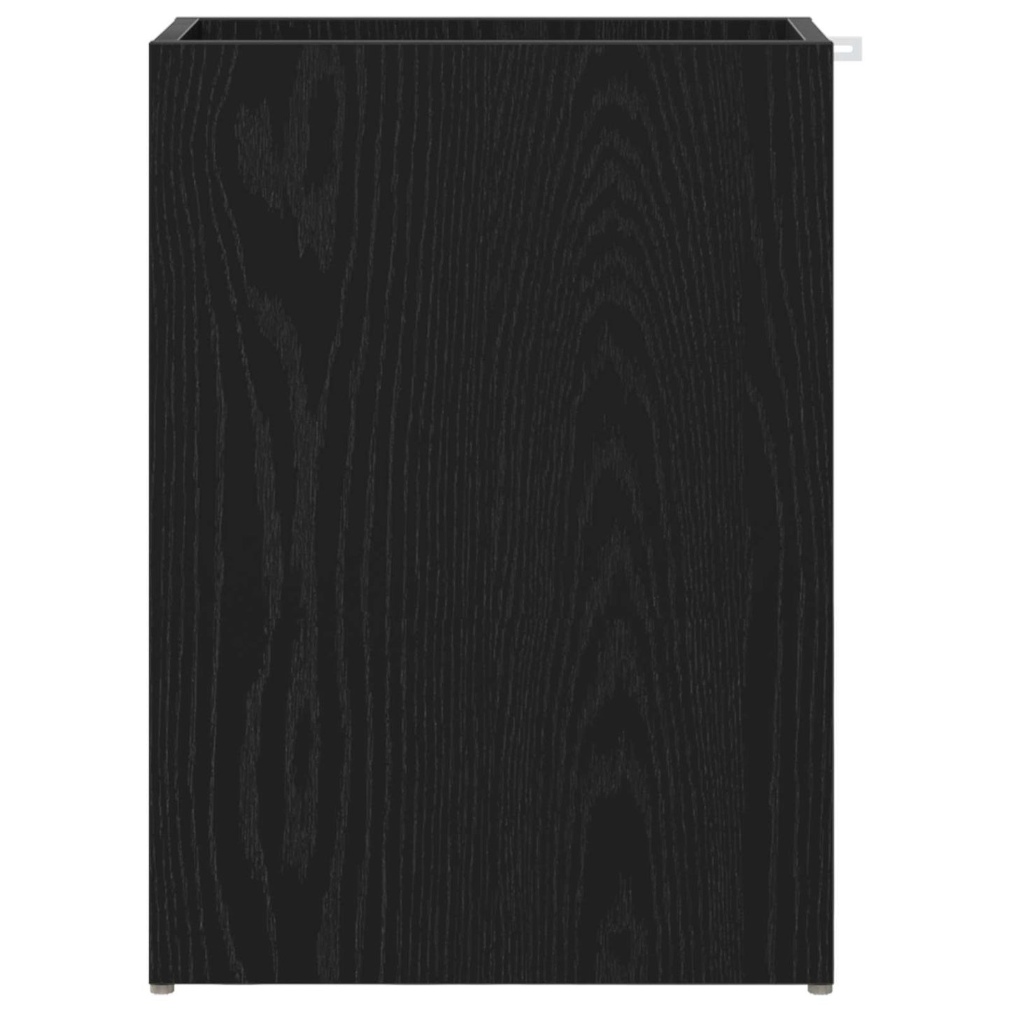 Umbrella Stand Black Oak 40 x 20 x 55.5 cm Engineered Wood