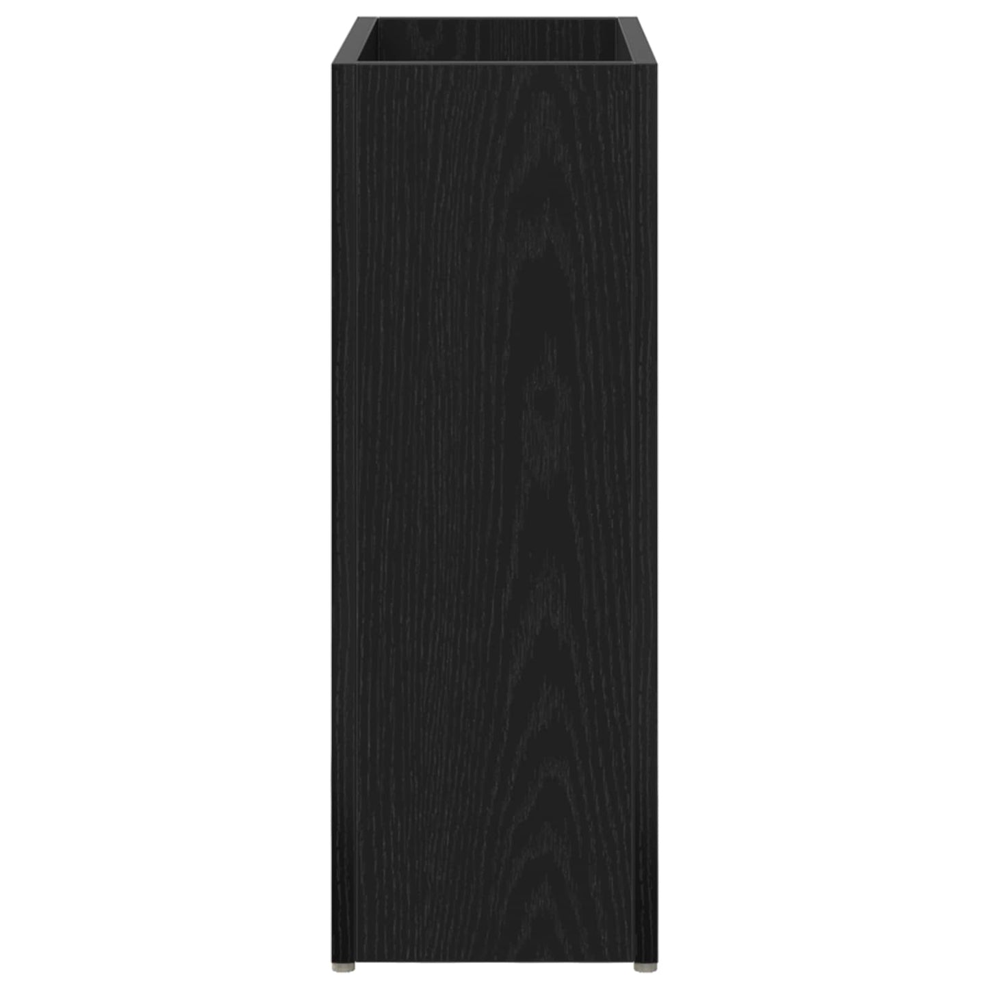 Umbrella Stand Black Oak 40 x 20 x 55.5 cm Engineered Wood