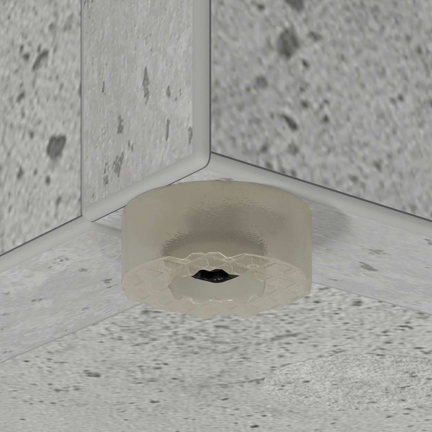 Umbrella Stand Concrete Grey 20 x 20 x 55.5 cm Engineered Wood