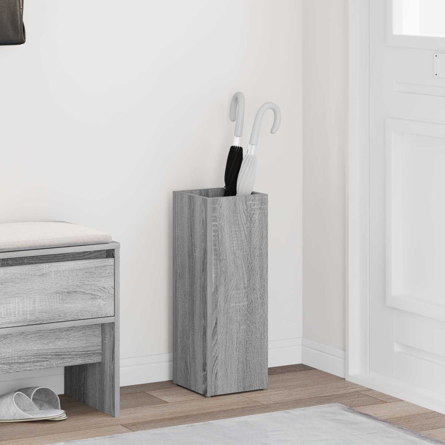 Umbrella Stand Grey Sonoma 20 x 20 x 55.5 cm Engineered Wood