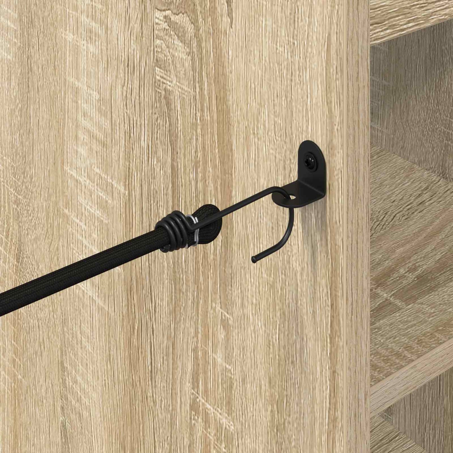 Golf Cabinet with Wheel Plain Sonoma Oak 120 x 45 x 98 cm