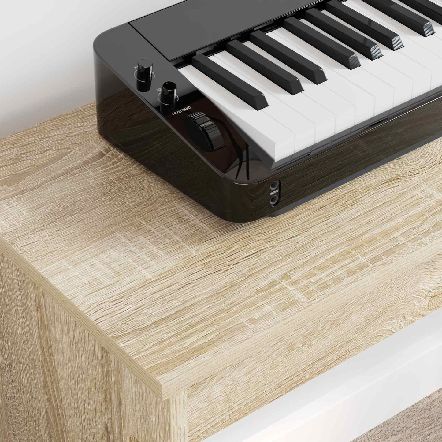 Keyboard Stand Sonoma Oak 100 x 32 x 64 cm Engineered Wood