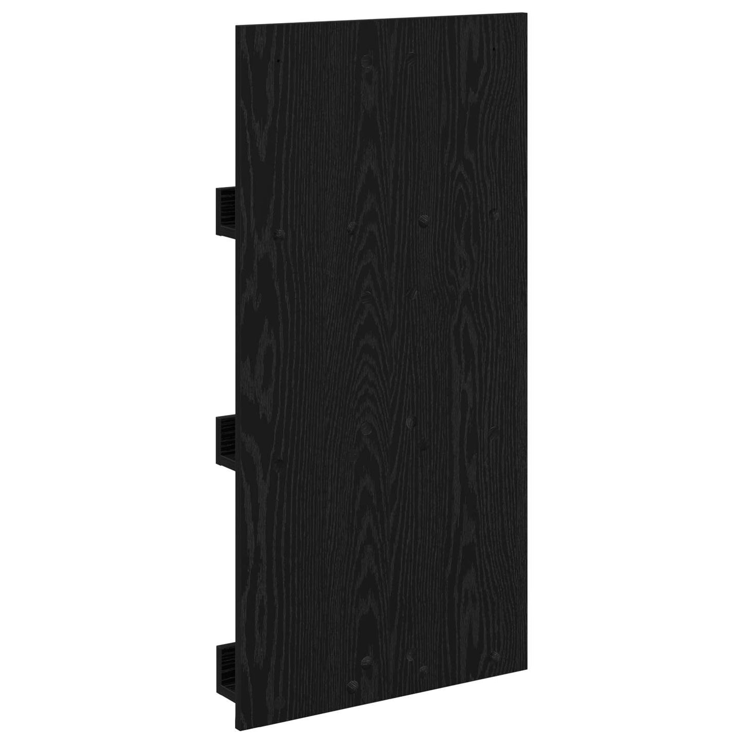 Magazine Rack Black Oak 51 x 11 x 102 cm Engineered Wood