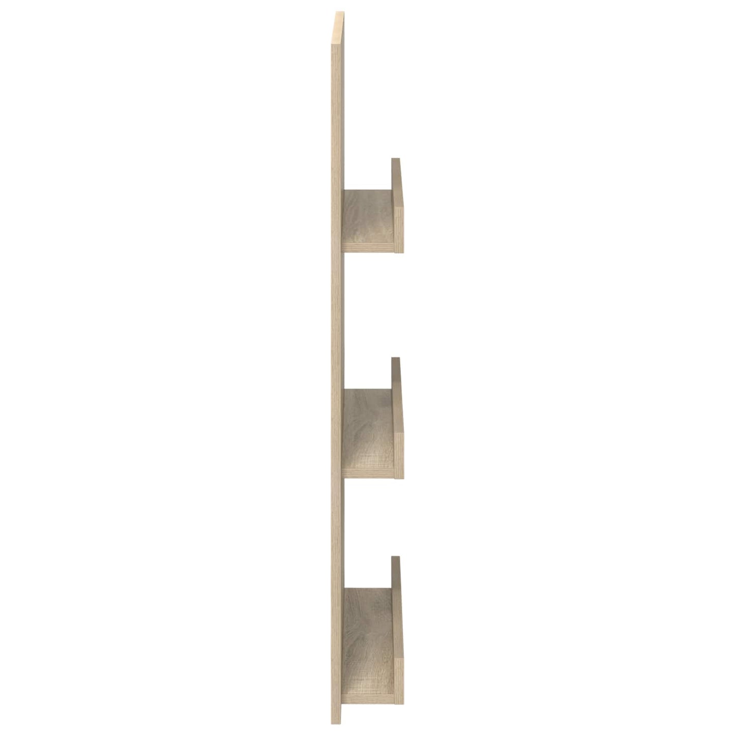Magazine Rack Sonoma Oak 51 x 11 x 102 cm Engineered Wood