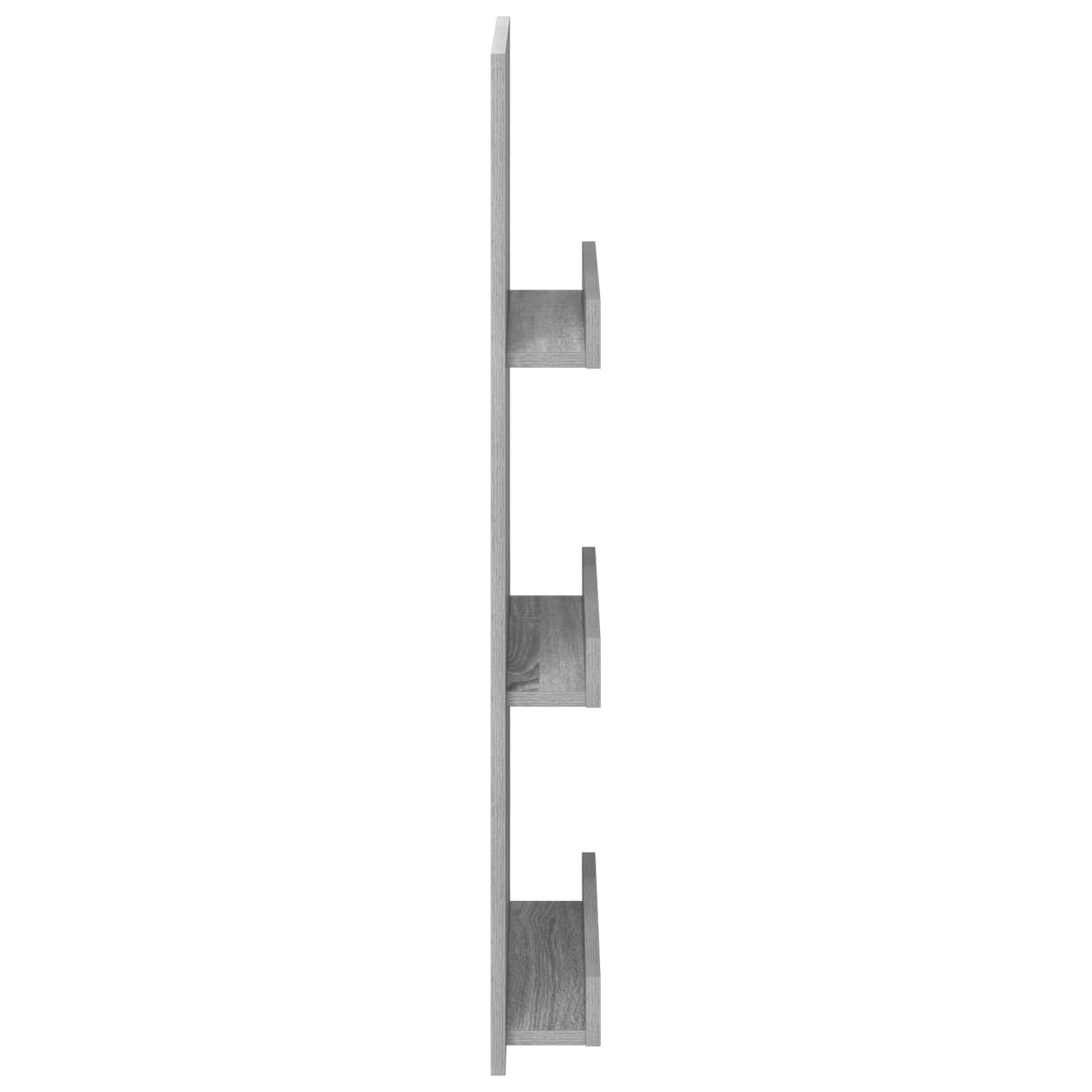 Magazine Rack Grey Sonoma 43 x 11 x 102 cm Engineered Wood