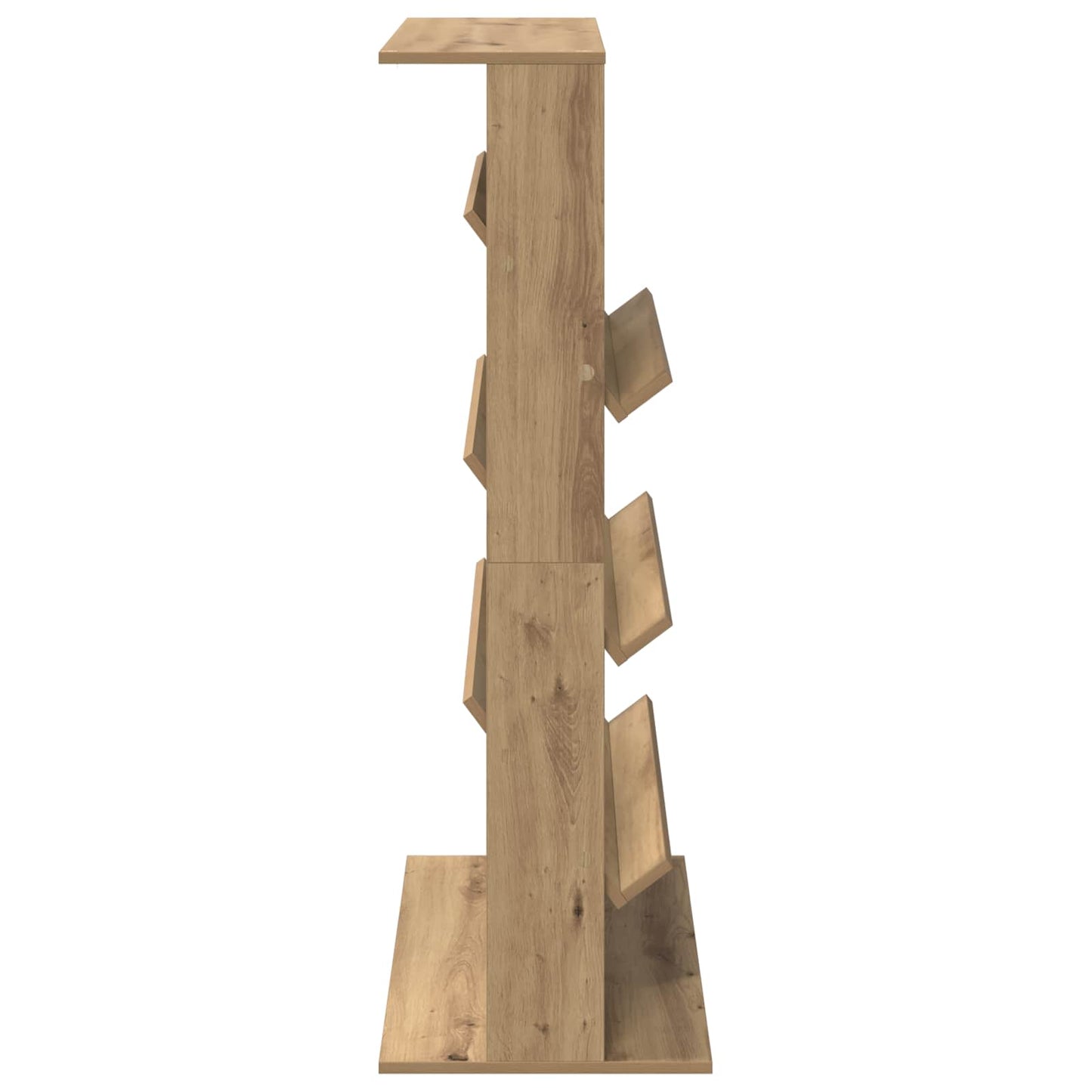 Magazine Rack Artisan Oak 70 x 41 x 126 cm Engineered Wood