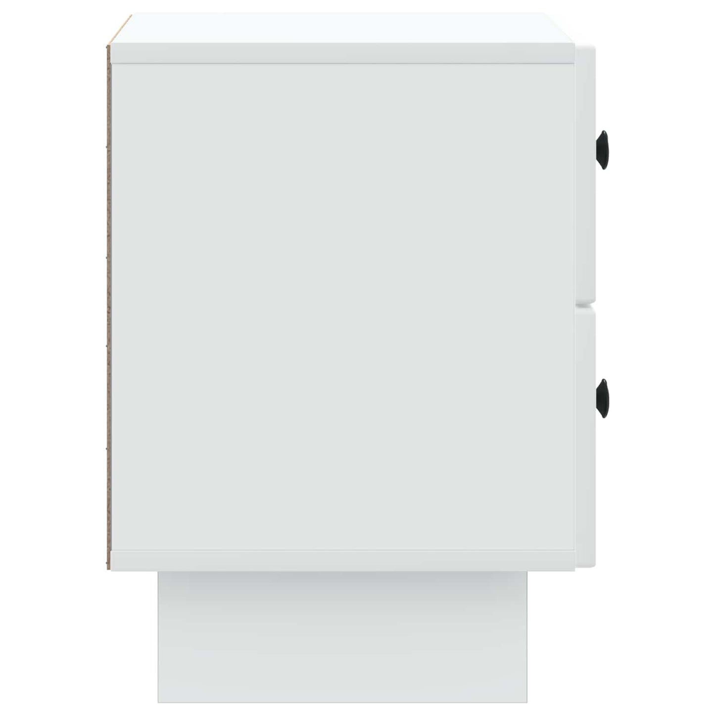 Bedside Cabinet 2 pcs White 43 x 34.5 x 47.5 cm Engineered Wood