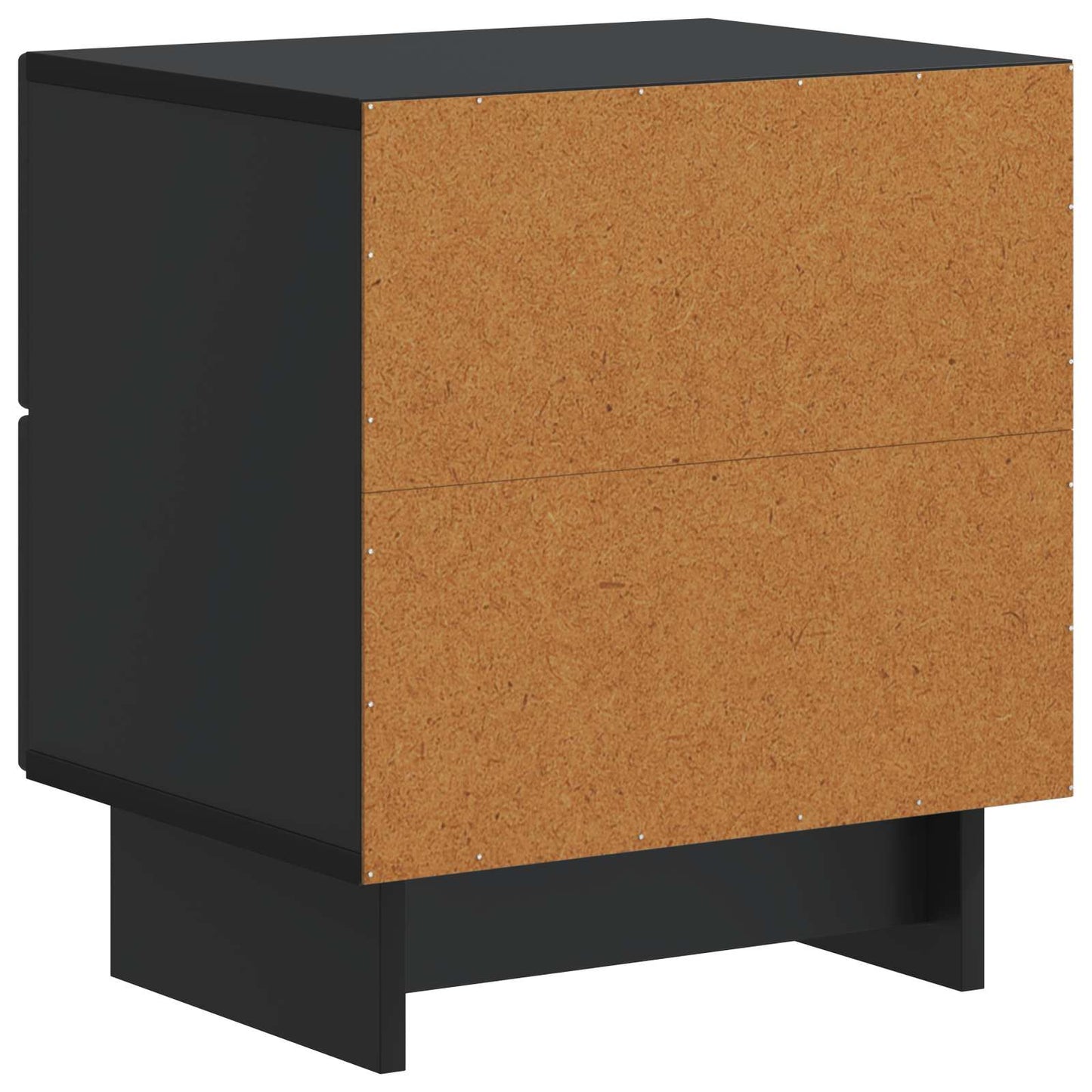 Bedside Cabinet Black 43 x 34.5 x 47.5 cm Engineered Wood