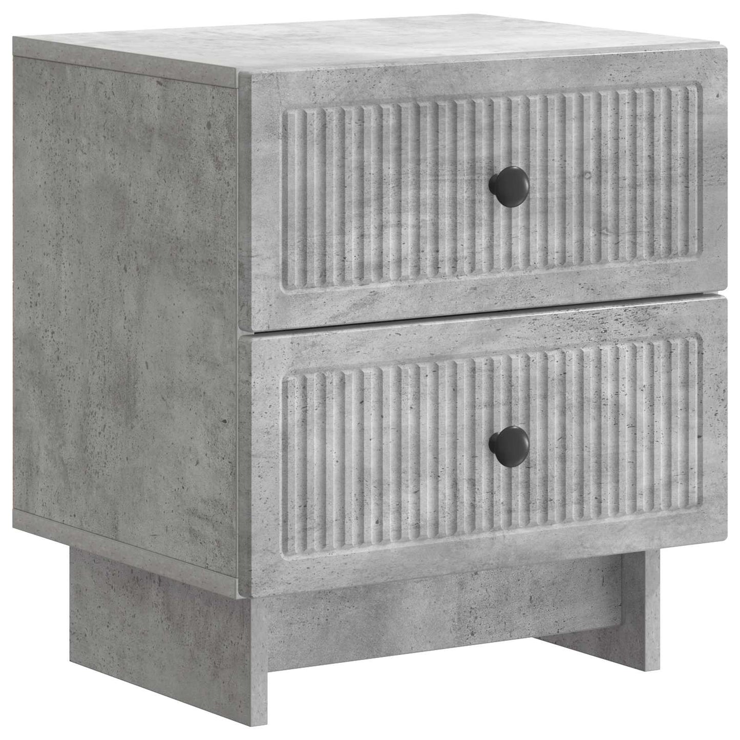 Bedside Cabinet with Drawer Concrete Grey 43 x 34.5 x 47.5 cm