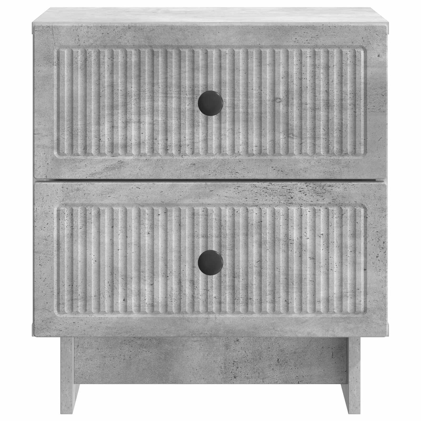 Bedside Cabinet with Drawer Concrete Grey 43 x 34.5 x 47.5 cm