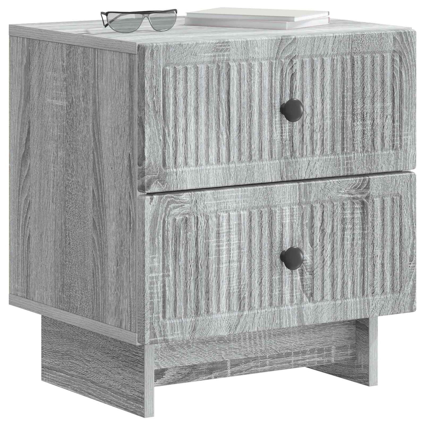Bedside Cabinet Grey Sonoma 43 x 34.5 x 47.5 cm Engineered Wood