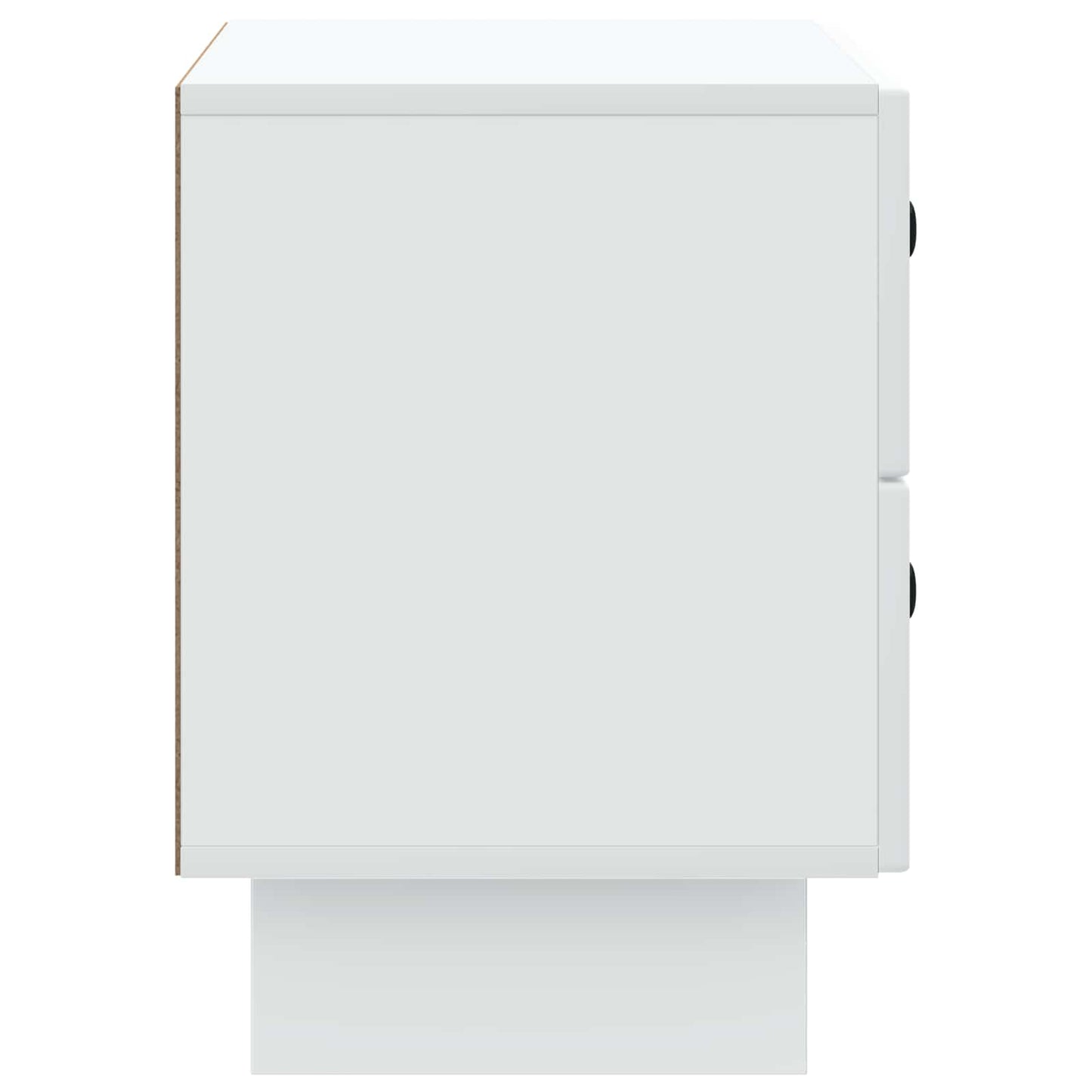 Bedside Cabinet White 62 x 34.5 x 47.5 cm Engineered Wood