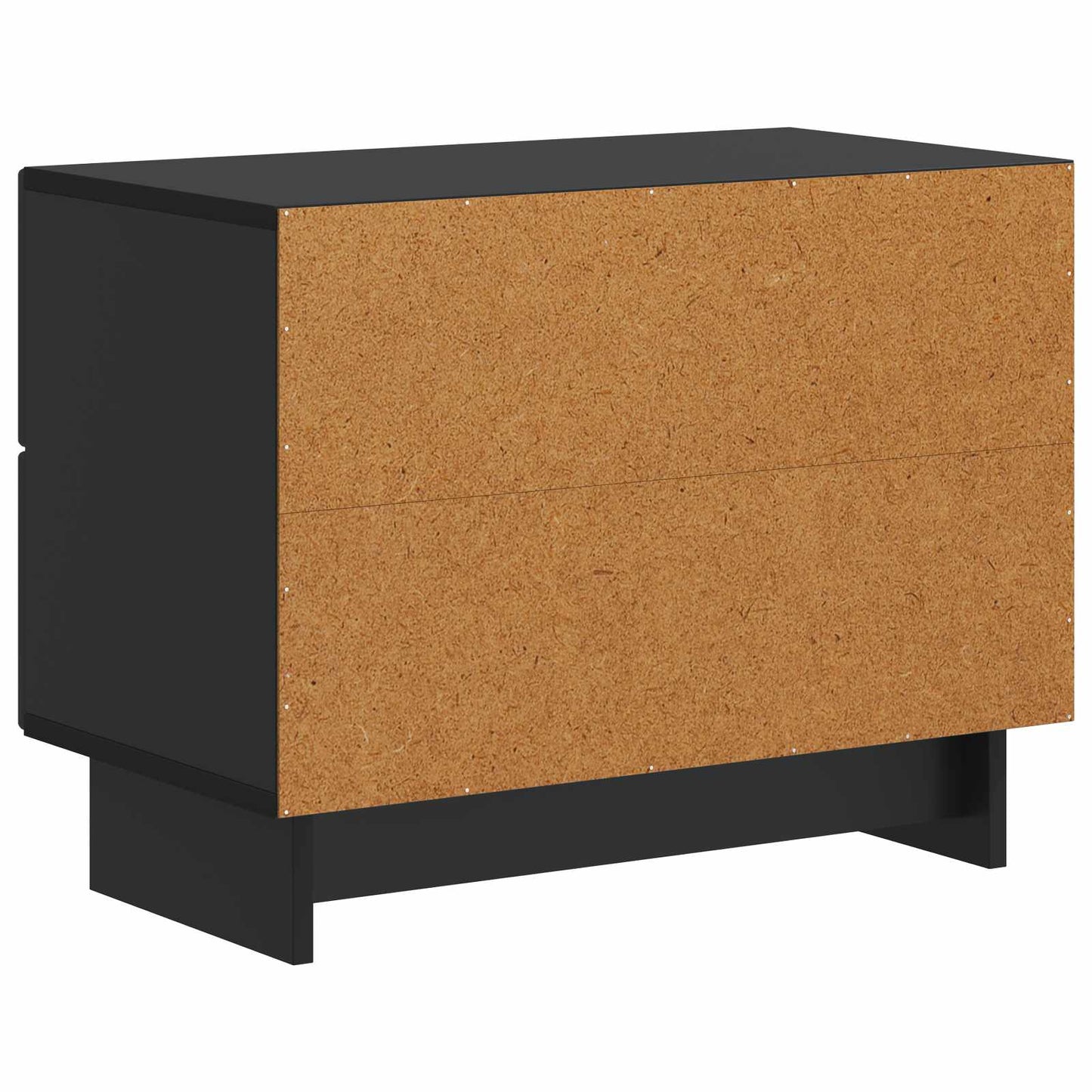 Bedside Cabinet Black 62 x 34.5 x 47.5 cm Engineered Wood