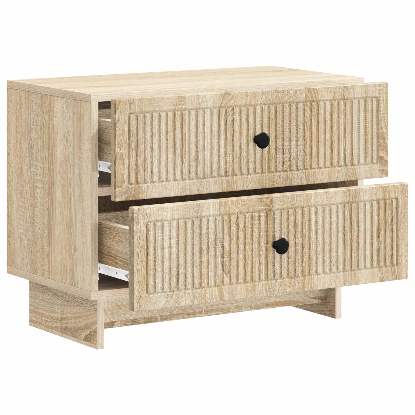 Bedside Cabinet Sonoma Oak 62 x 34.5 x 47.5 cm Engineered Wood