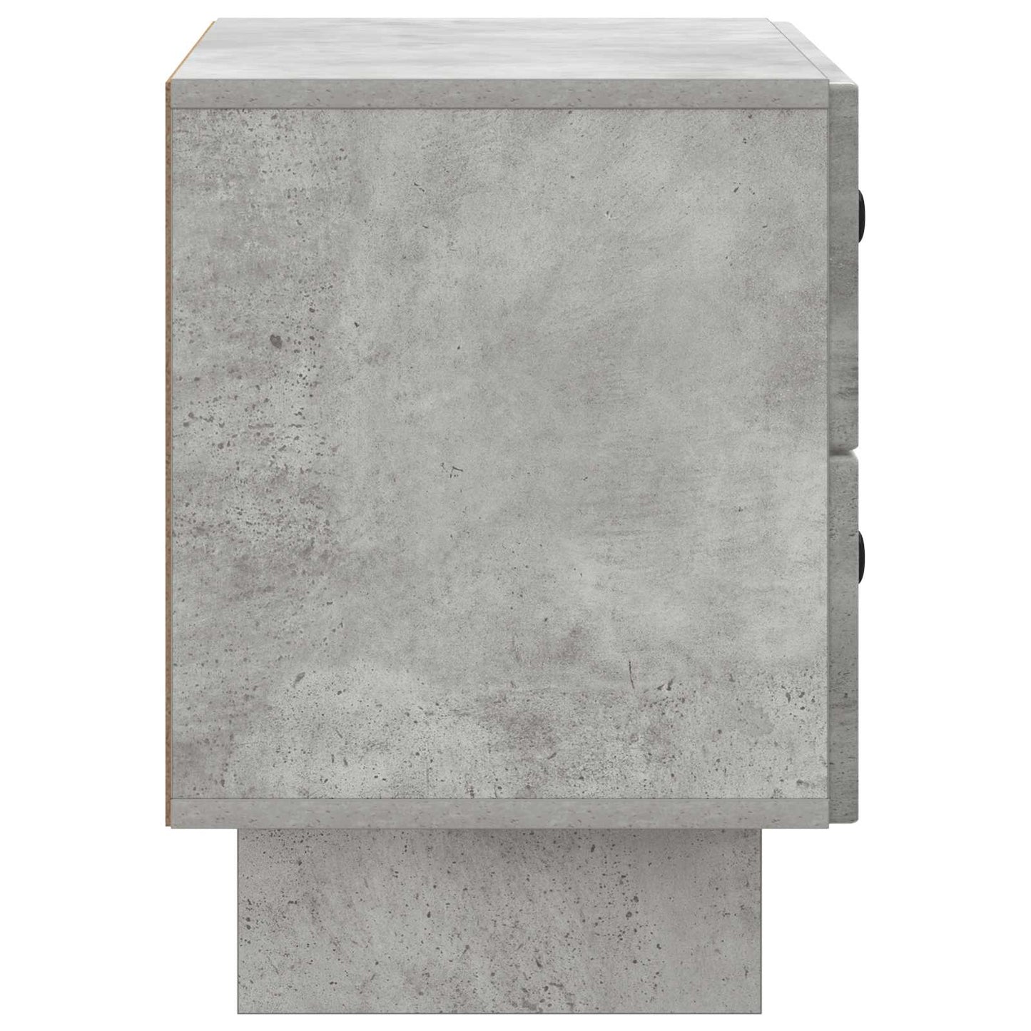 Bedside Cabinet with Drawer Concrete Grey 62 x 34.5 x 47.5 cm