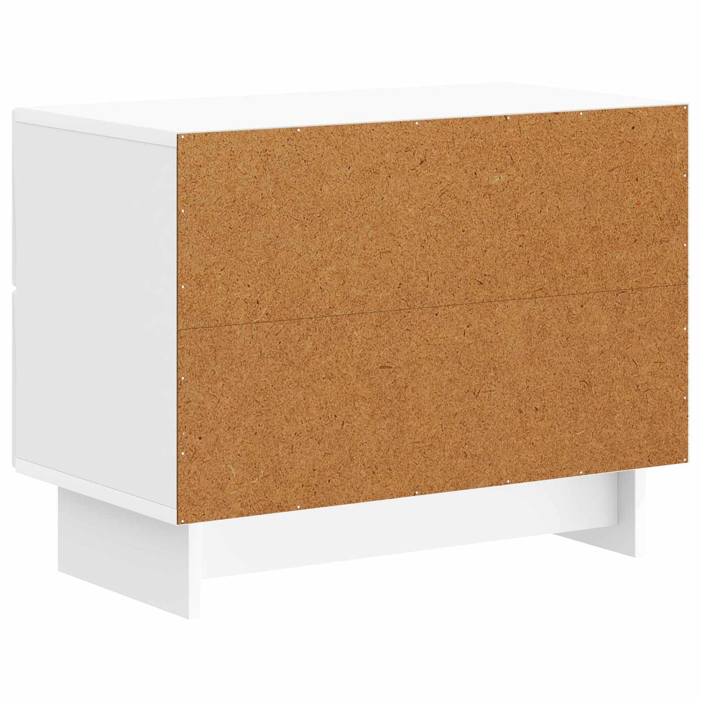 Bedside Cabinet High Gloss White 62 x 34.5 x 47.5 cm