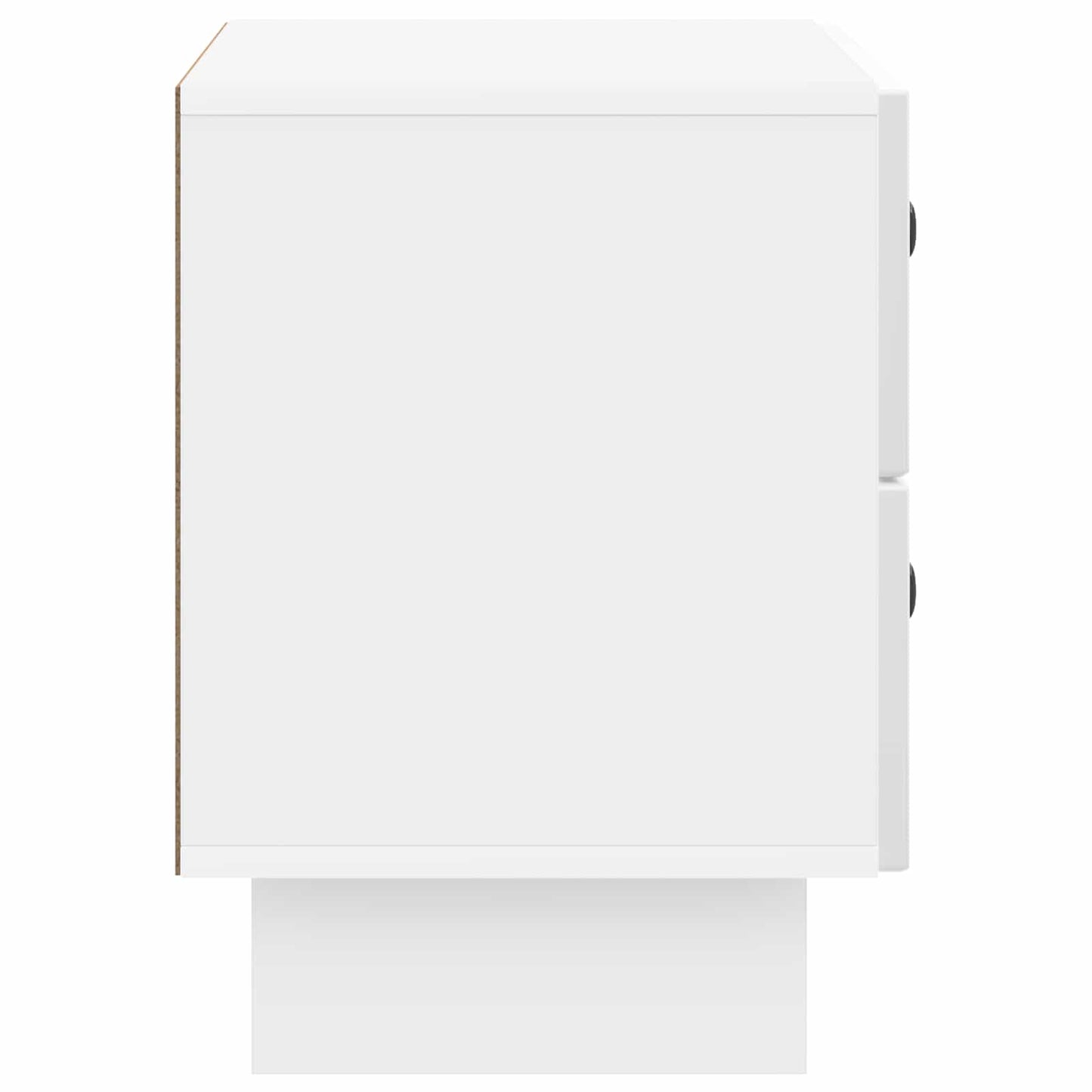 Bedside Cabinet High Gloss White 62 x 34.5 x 47.5 cm