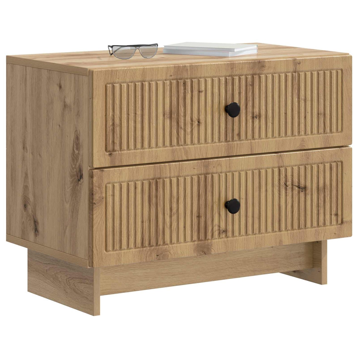 Bedside Cabinet Artisan Oak 62 x 34.5 x 47.5 cm Engineered Wood