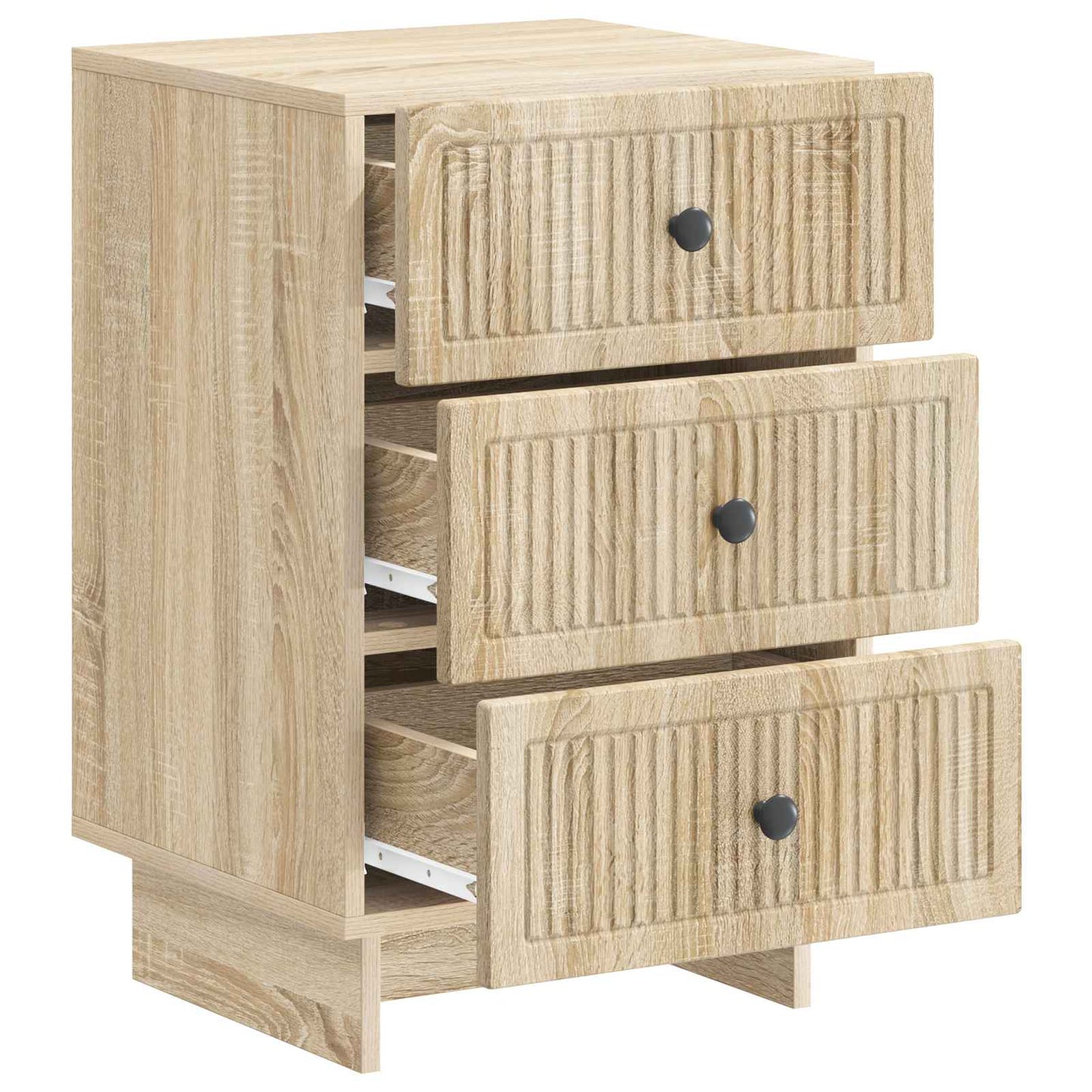 Bedside Cabinet Sonoma Oak 43 x 41 x 66.5 cm Engineered Wood