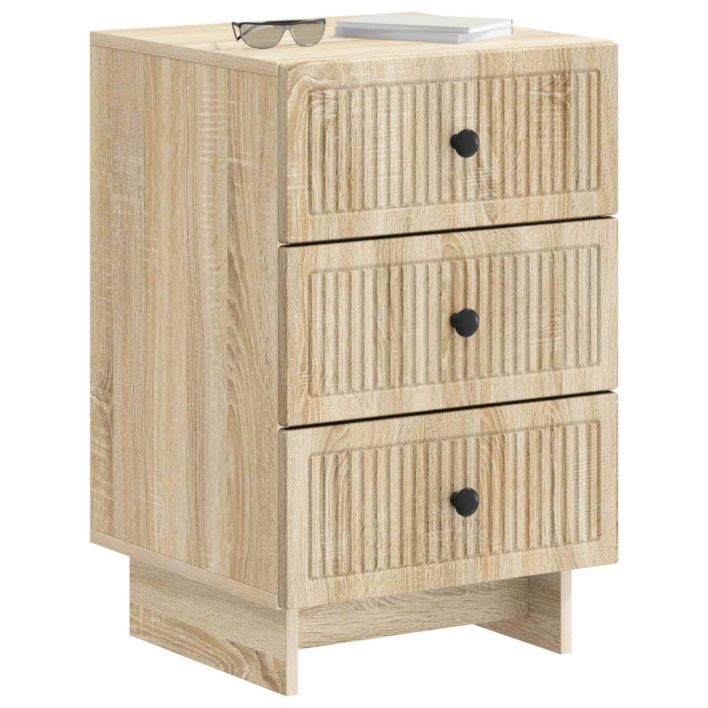 Bedside Cabinet Sonoma Oak 43 x 41 x 66.5 cm Engineered Wood
