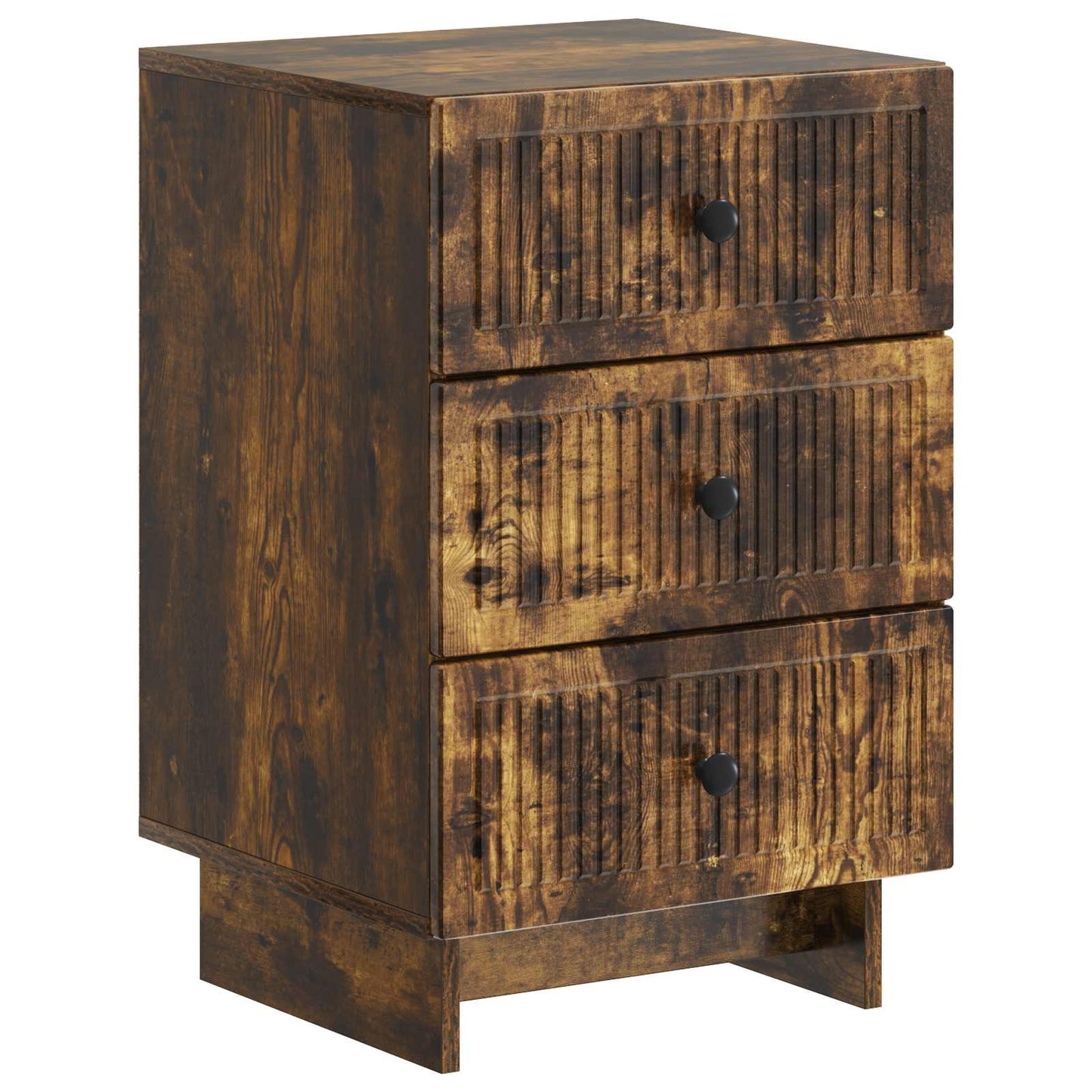 Bedside Cabinet Smoked Oak 43 x 41 x 66.5 cm Engineered Wood