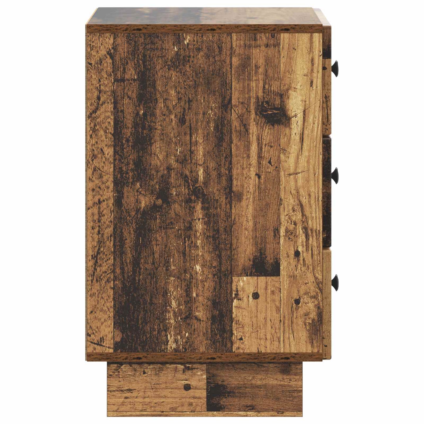 Bedside Cabinet Old Wood 43 x 41 x 66.5 cm Engineered Wood