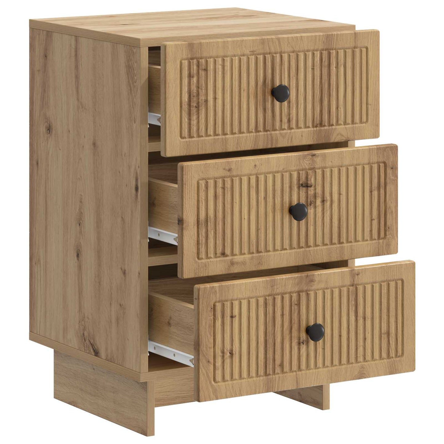 Bedside Cabinet Artisan Oak 43 x 41 x 66.5 cm Engineered Wood