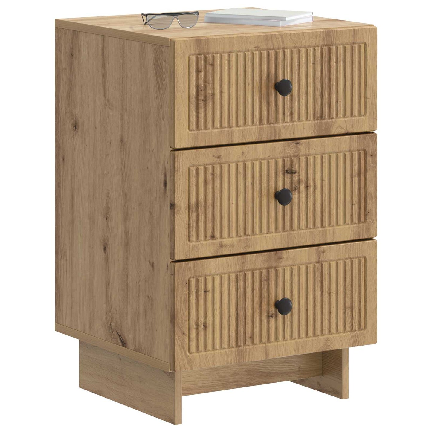 Bedside Cabinet Artisan Oak 43 x 41 x 66.5 cm Engineered Wood