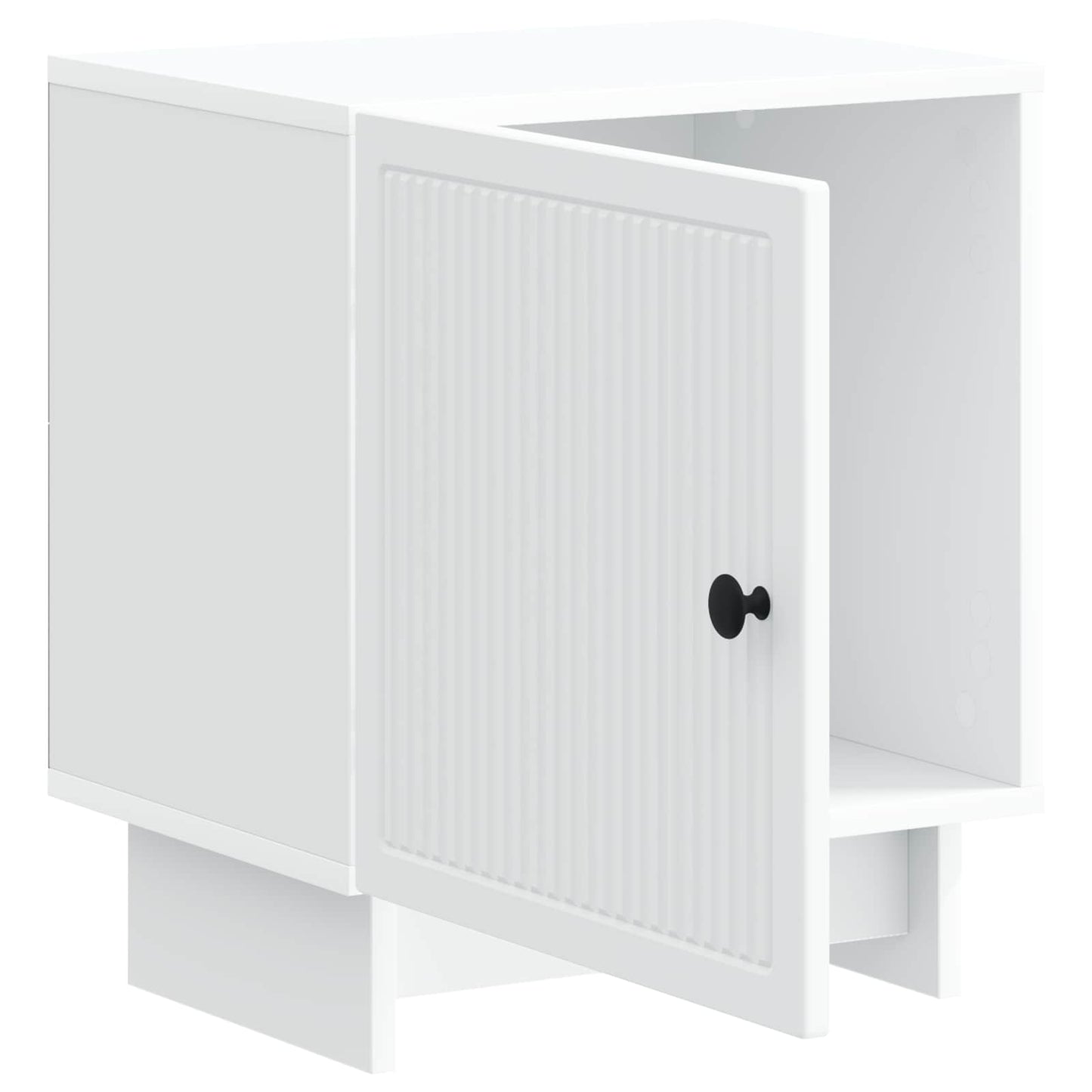 Bedside Cabinet 2 pcs White 43 x 34.5 x 50 cm Engineered Wood