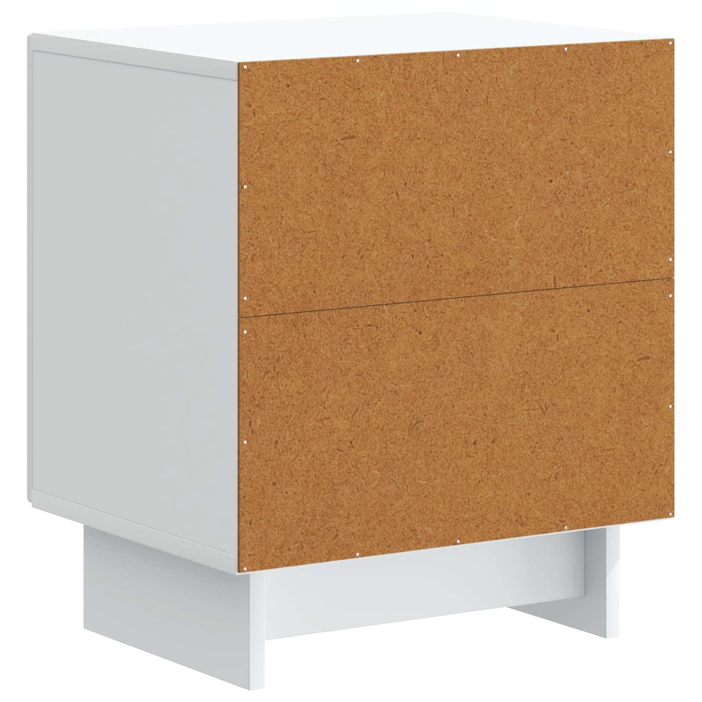 Bedside Cabinet 2 pcs White 43 x 34.5 x 50 cm Engineered Wood
