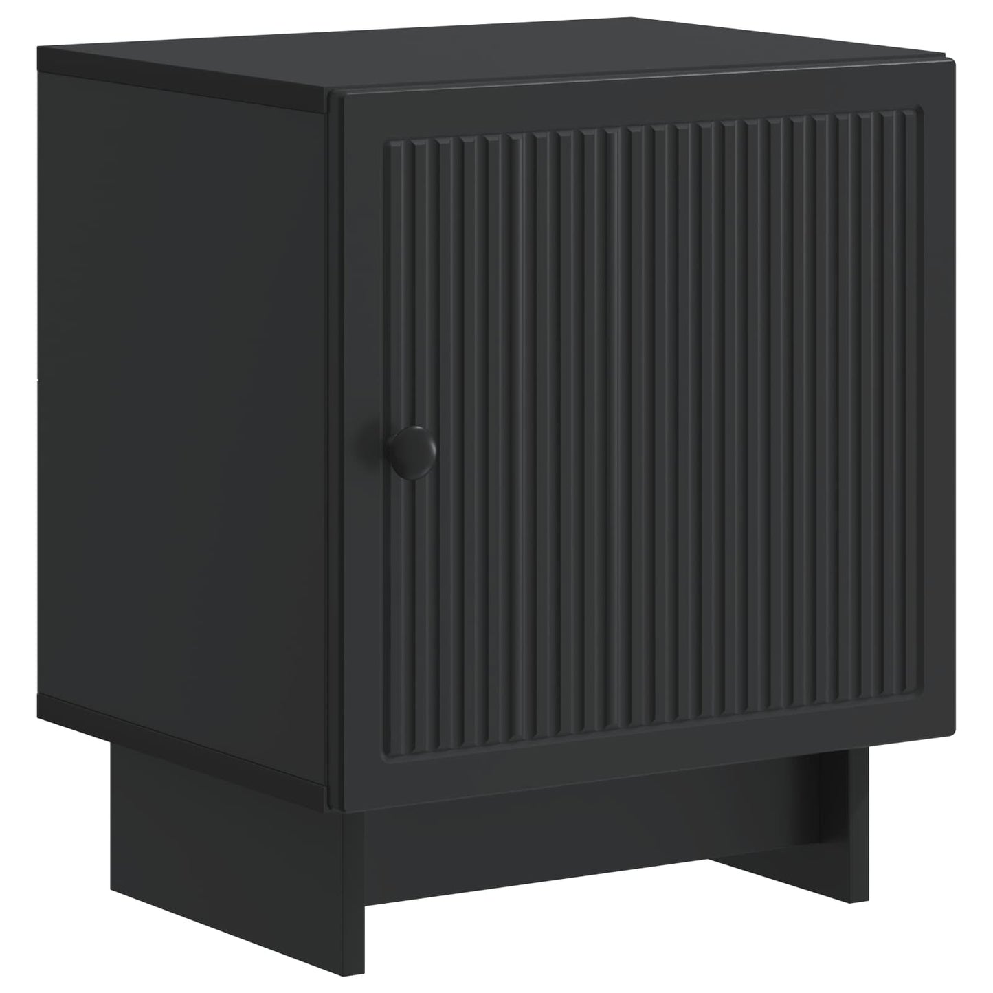 Bedside Cabinet Black 43 x 34.5 x 50 cm Engineered Wood