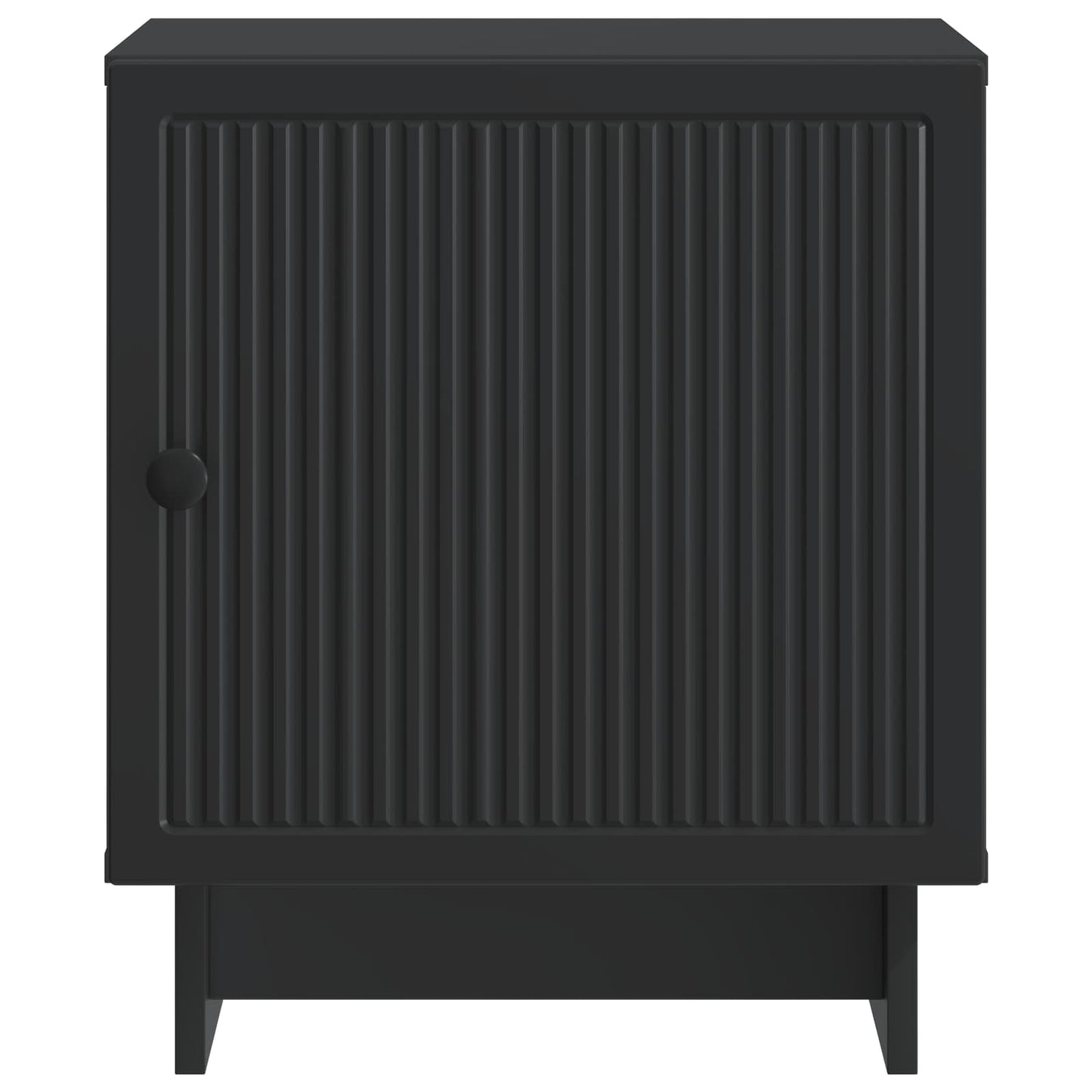 Bedside Cabinet Black 43 x 34.5 x 50 cm Engineered Wood
