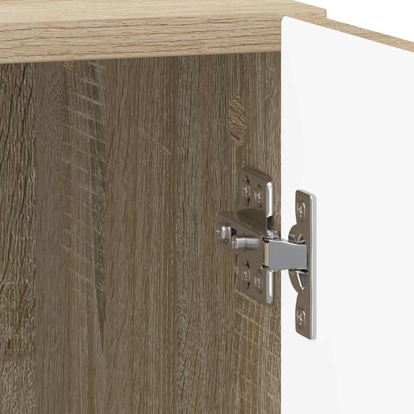 Bedside Cabinet Sonoma Oak 43 x 34.5 x 50 cm Engineered Wood