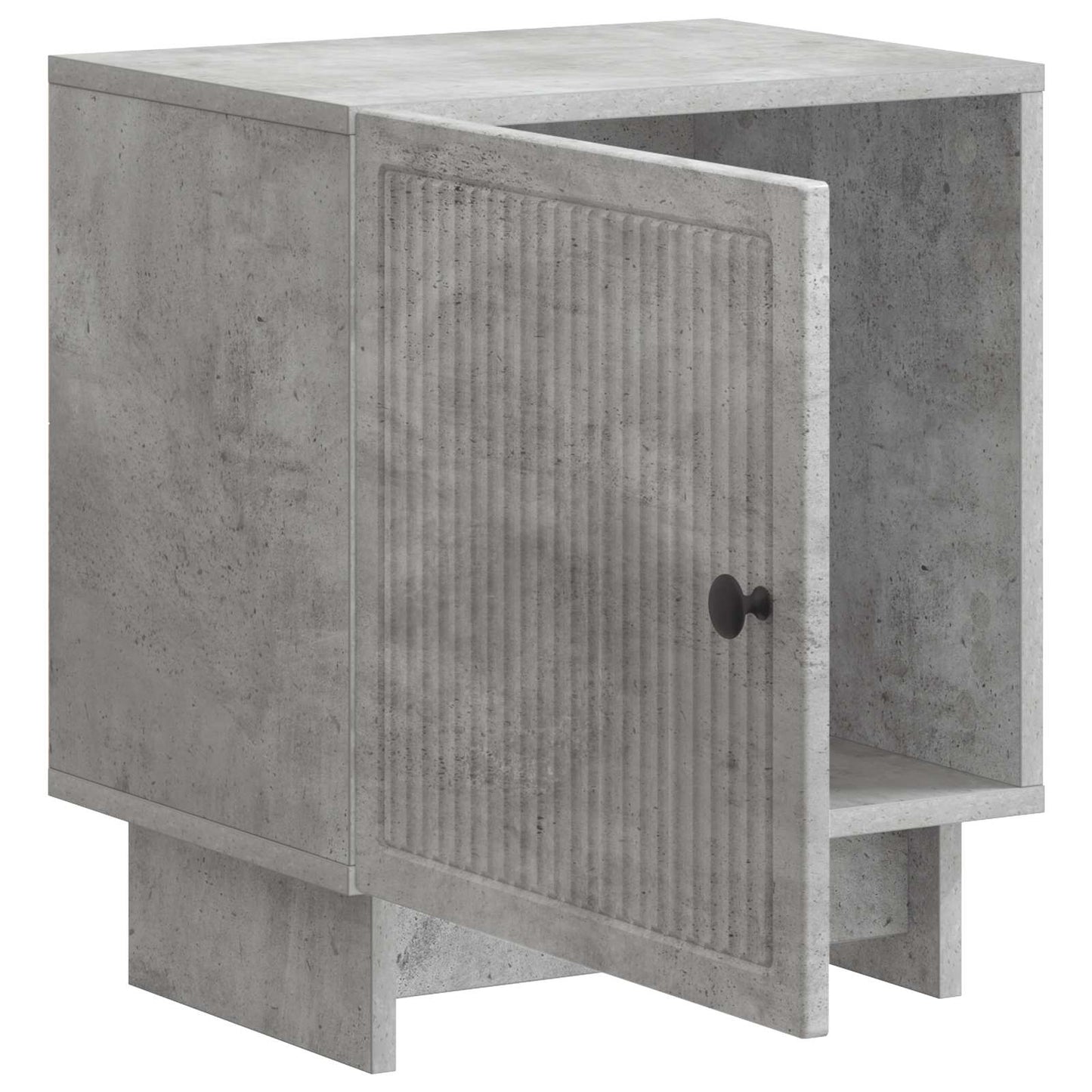 Bedside Cabinet Concrete Grey 43 x 34.5 x 50 cm Engineered Wood