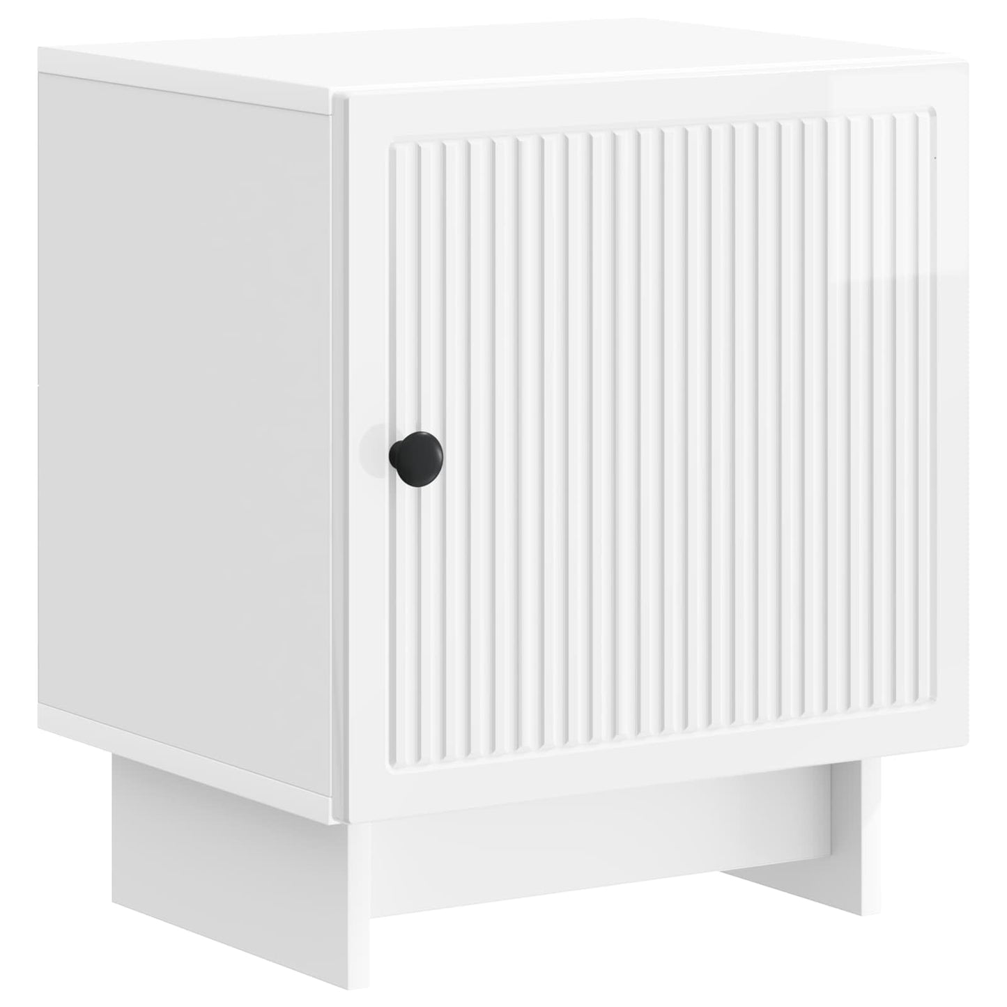 Bedside Cabinet 2 pcs High Gloss White 43 x 34.5 x 50 cm