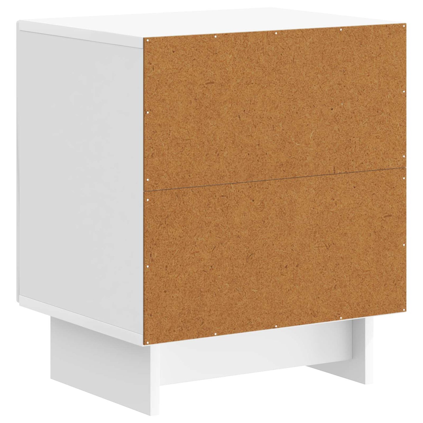 Bedside Cabinet 2 pcs High Gloss White 43 x 34.5 x 50 cm