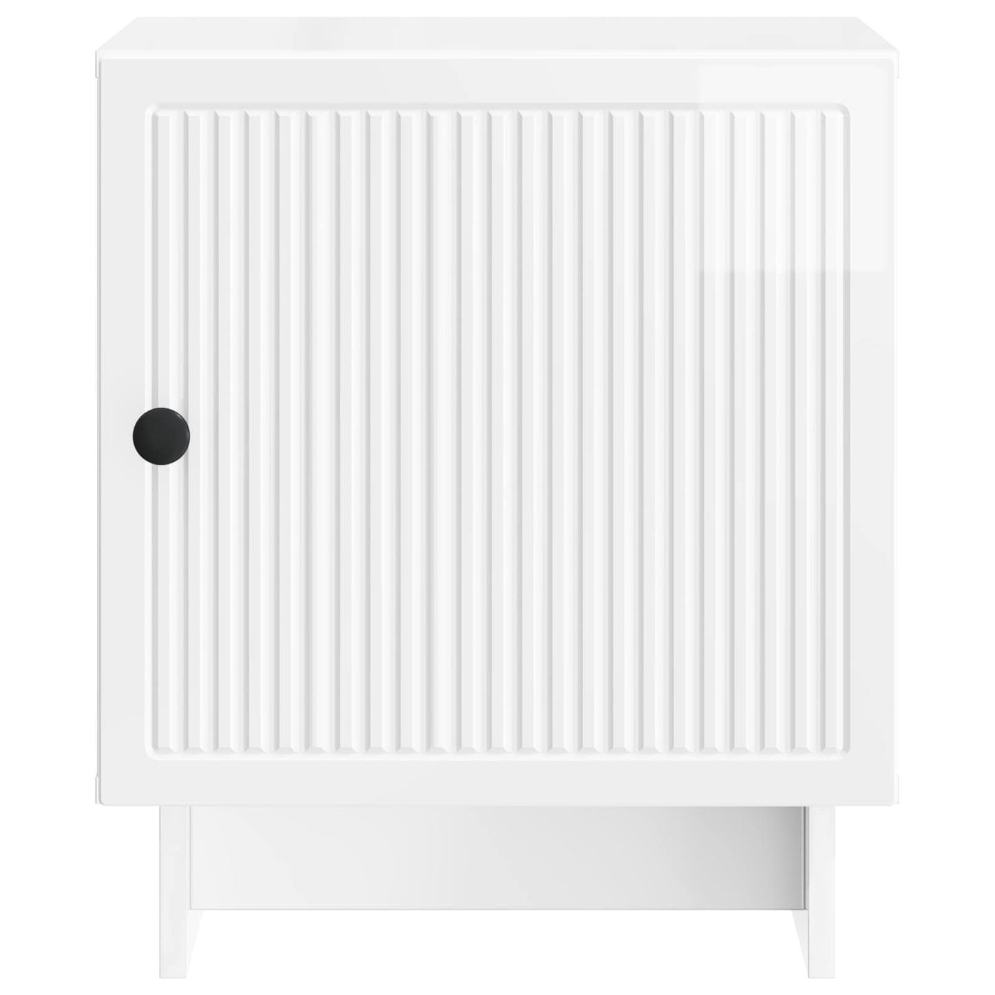 Bedside Cabinet 2 pcs High Gloss White 43 x 34.5 x 50 cm