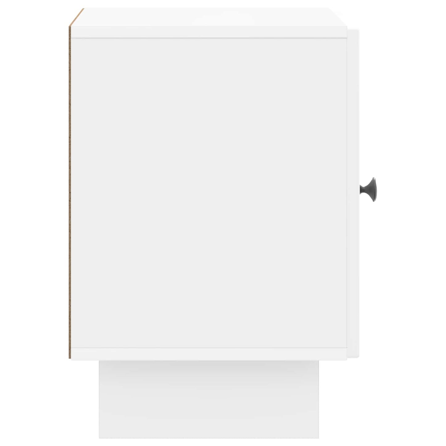 Bedside Cabinet 2 pcs High Gloss White 43 x 34.5 x 50 cm