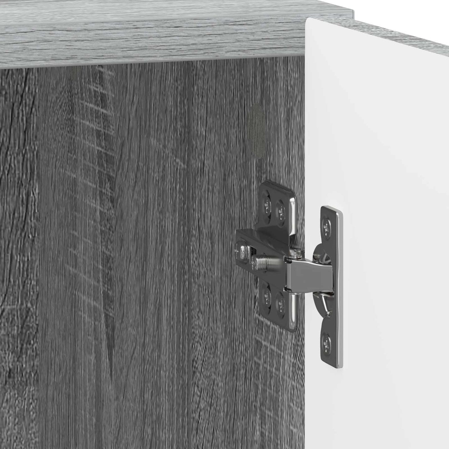Bedside Cabinet 2 pcs Grey Sonoma 43 x 34.5 x 50 cm